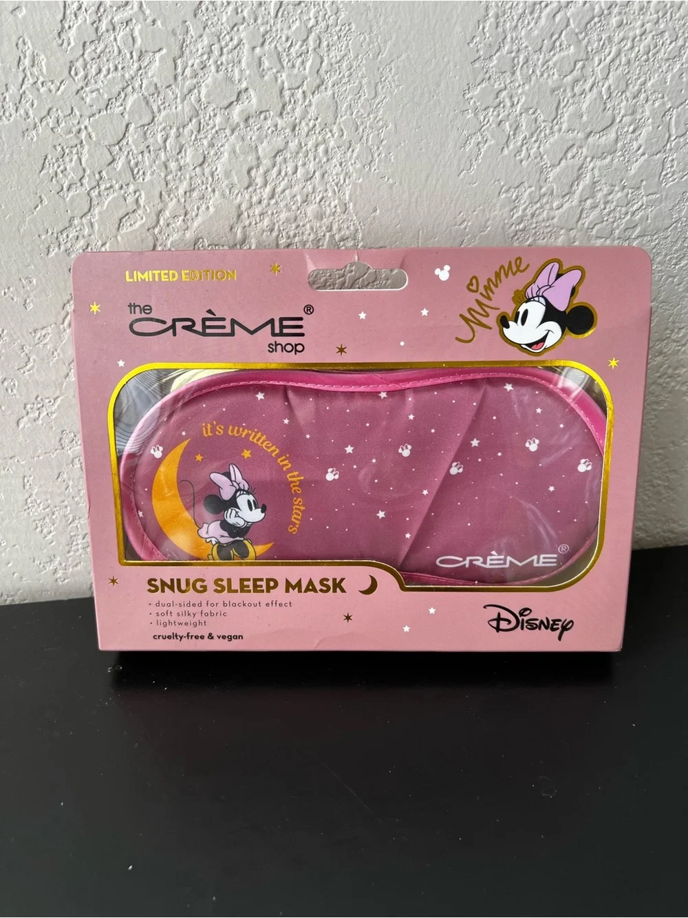 The Crème Shop x Disney Minnie Pink Snug Sleep Mask